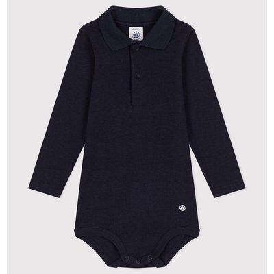 Body manches longues col polo PETIT BATEAU