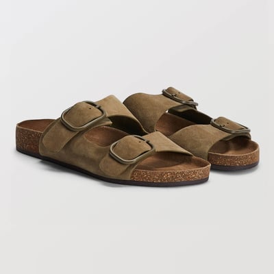 Sandales en cuir MONOPRIX