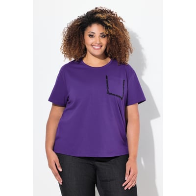 T-shirt oversize à col rond et ULLA POPKEN