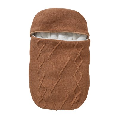 Chancelière tricot doublée polaire pour siège-auto coque VERTBAUDET