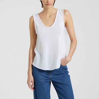 Sonoma Vest Top with Crew Neck AMERICAN VINTAGE