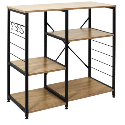 Etagère de cuisine en bois et métal Stan CMP