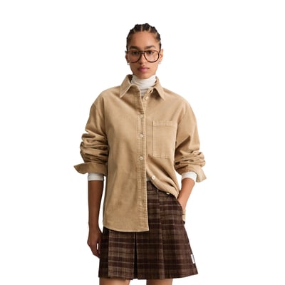 Chemisier en velours côtelé, coupe décontractée en coton stretch MARC O’POLO DENIM