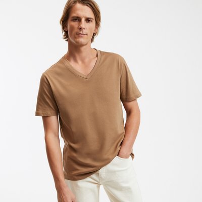 T-shirt col V manches courtes LA REDOUTE COLLECTIONS