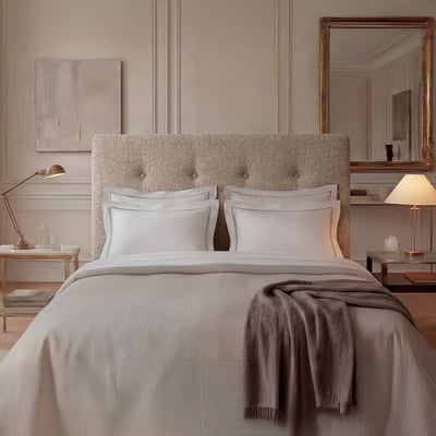 Tête de lit Capitonnée Tissu SISAL BELLECOUR