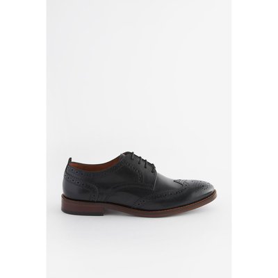 Chaussures richelieu larges contrastées NEXT