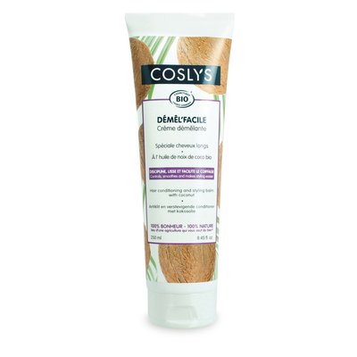 Crème démêlante cheveux longs  Noix de coco COSLYS
