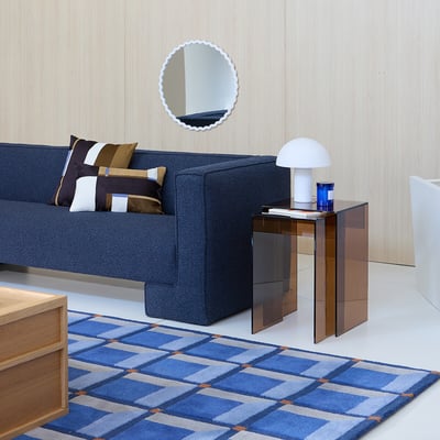 Set of 2 Mendo Side Tables in Tempered Glass LA REDOUTE INTERIEURS