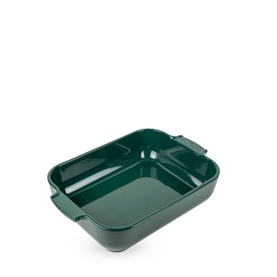 Plat four céramique rectangle vert forêt 32 cm - 12.5in Appolia PEUGEOT