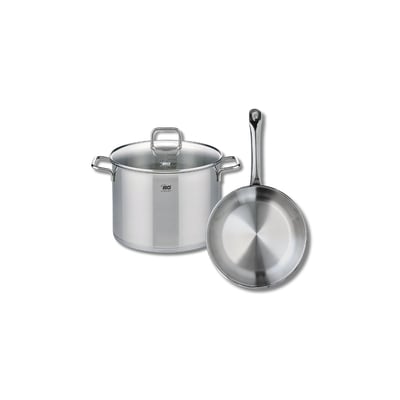 Batterie de cuisine 1 poêle 24cm + 1 faitout 26cm PROFI CITRIN ELO