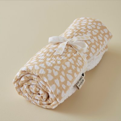 Plaid polaire PETIT COEUR SYLVIE THIRIEZ