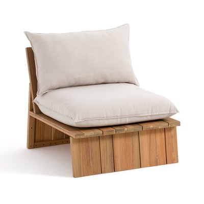 Fauteuil de jardin, acacia, Brut LA REDOUTE INTERIEURS
