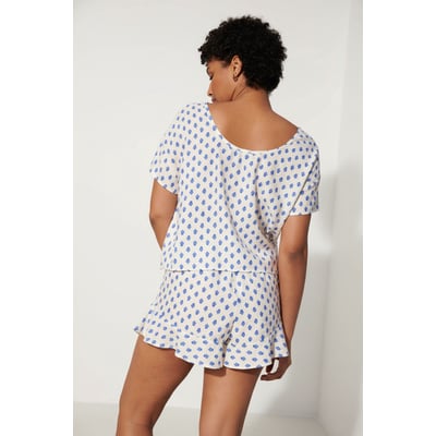 Short en viscose imprimé WE ARE JOLIES
