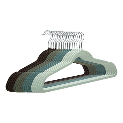 Lot de 20 cintres velours HANG'UP 5FIVE SIMPLY SMART