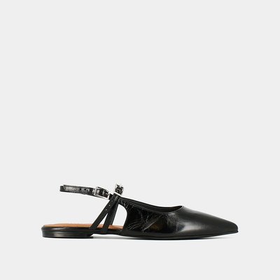 Dura Slingback Ballet Flats in Leather JONAK