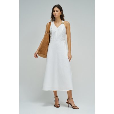 ROBE MIDI EN LIN SALSA JEANS