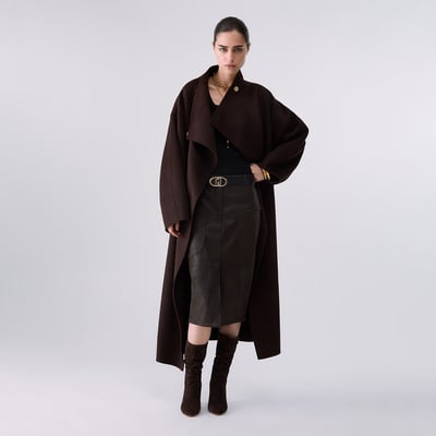 Manteau oversize en laine LIU JO