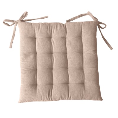Galette de chaise en coton recyclé HOME MAISON