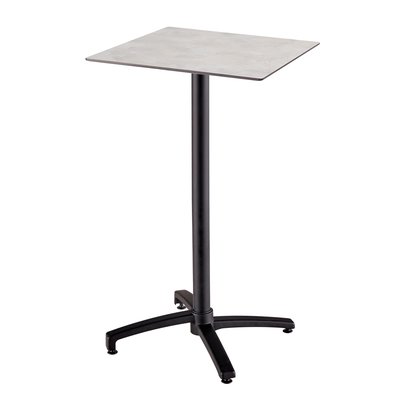 Table de jardin carré haute inclinable en hpl, OPERA OVIALA