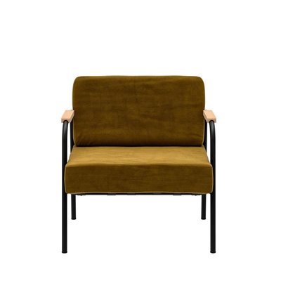 Fauteuil en velours style vintage BARNABÉ LES GAMBETTES