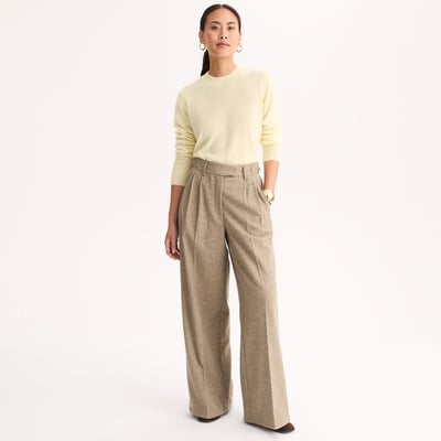 Pantaloni larghi con pinces ANNE WEYBURN