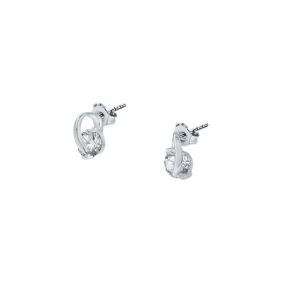Boucles d'oreilles en argent 925 et oxyde de zirconium CLEOR