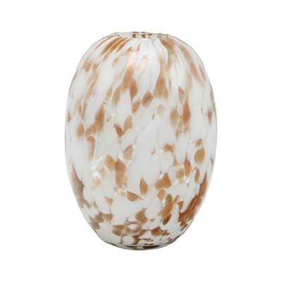 Vase en verre écailles 20x29cm EMDE