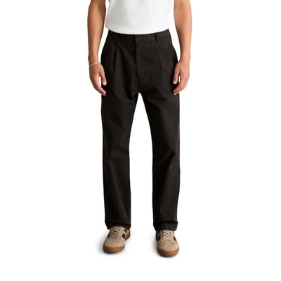 Pantalon modèle Lars à plis larges en sergé de coton bio MARC O’POLO DENIM