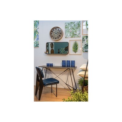 Chaise simili et métal  Vintage (lot de 2) - CLARK HELLIN, DEPUIS 1862