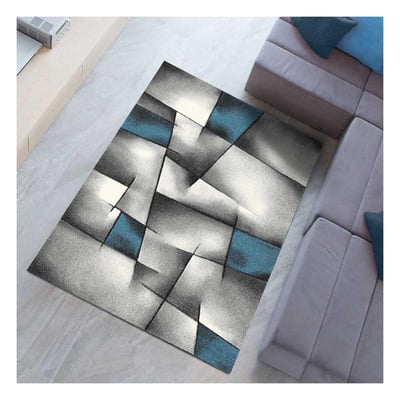 Tapis salon et chambre tissé motif géométrique LYN8 ULTIMA UN AMOUR DE TAPIS