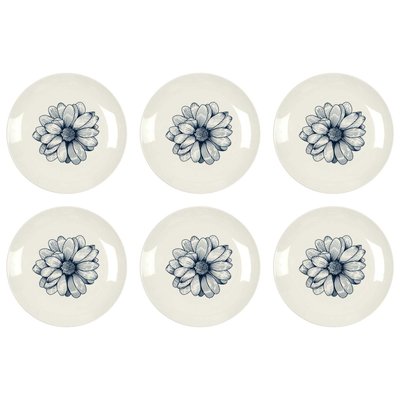 Assiette en porcelaine Cottage 20 cm (Lot de 6) CMP