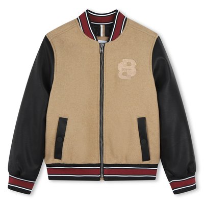 Blouson bomber en lainage BOSS KIDSWEAR