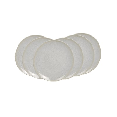 Lot de 6 petites assiettes à dessert, NUAGE ARTIME