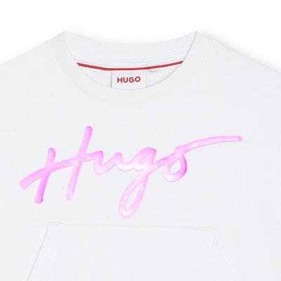 Sweat-shirt court en molleton HUGO KIDSWEAR