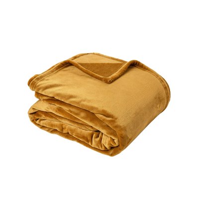 Couverture plaid microvelours 280 g/m² VELUDO LINANDELLE
