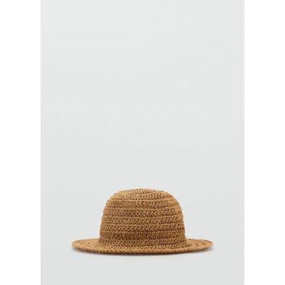 Chapeau de plage en papier tressé MANGO HOME