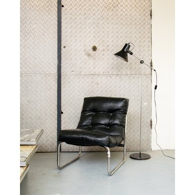 Fauteuil en skaï Jakob N°321 - Bon état DEBONGOUT