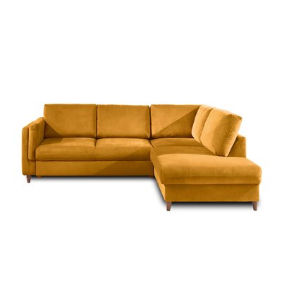 Canapé d'Angle Convertible en Velours 5 places - BROOKE LISA DESIGN