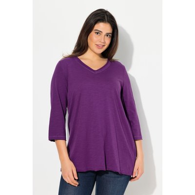 T-shirt décolleté en V et manches 3/4 ULLA POPKEN