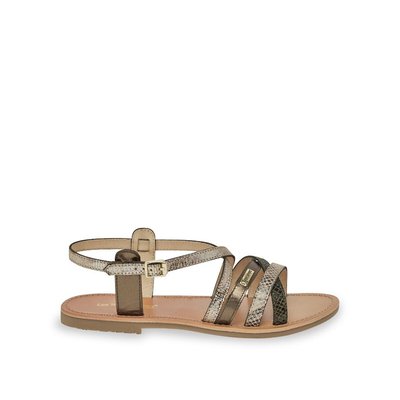 Sandales confortables en cuir Hapaxgum LES TROPEZIENNES PAR M BELARBI