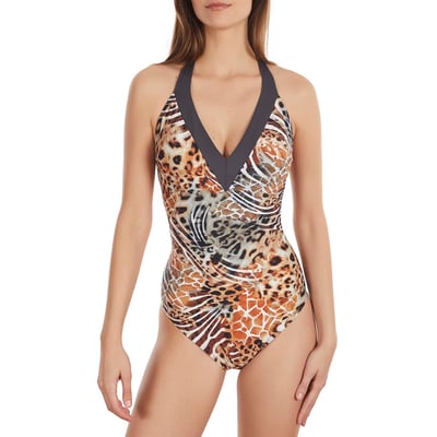 Maillot de bain 1 pièce triangle multipositions Animal SELMARK MARE