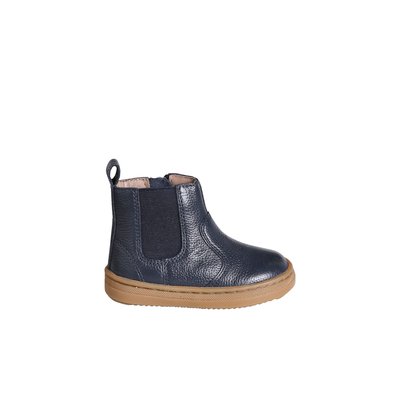 Boots zippées cuir VERTBAUDET