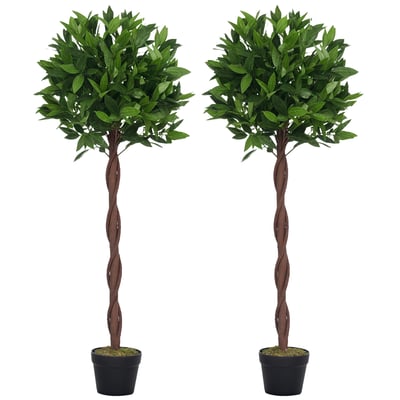 Plantes artificielles PE Vert OUTSUNNY