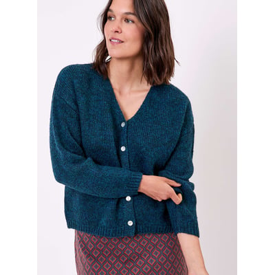 Gilet court femme uni APPACHE LA FIANCÉE