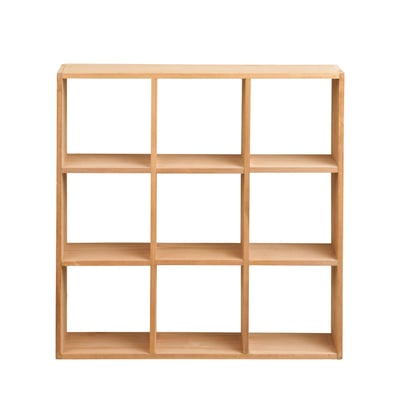 Étagère murale carrée en bois 46x46cm- MOSS HOUSE NORDIC