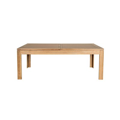 Table à allonges centrales bois chêne clair massif L200/280 - BOSTON HELLIN, DEPUIS 1862