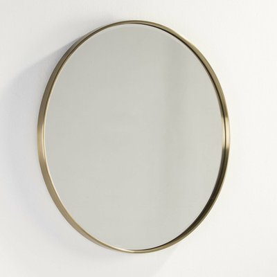 Miroir rond en verre et métal RECOLLECTION