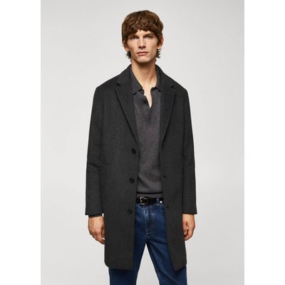 Manteau laine recyclée MANGO MAN