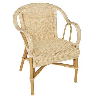Fauteuil en rotin et résine GUINGUETTE KOK