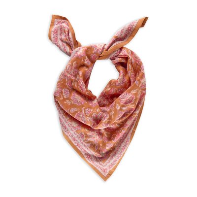 Grand Foulard en coton imprimé MATIRA BINDI ATELIER
